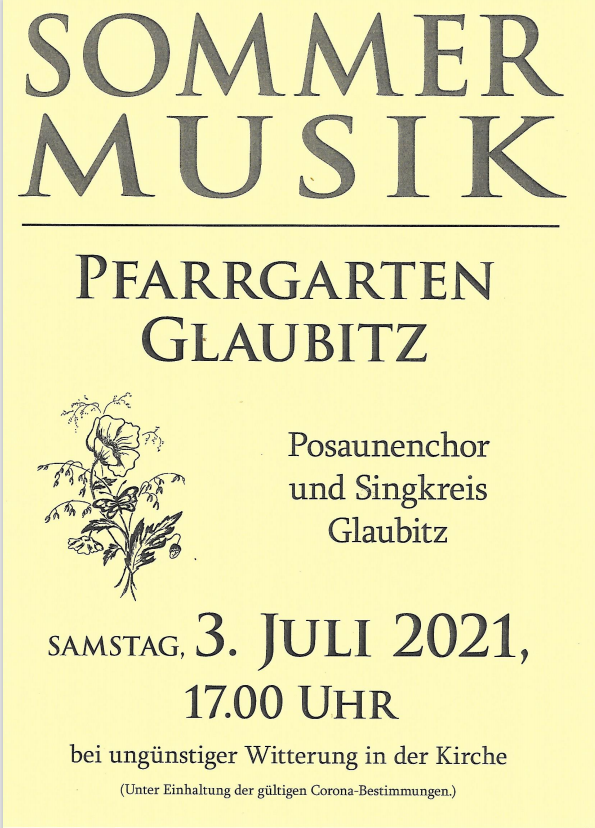 Sommermusik Glaubitz