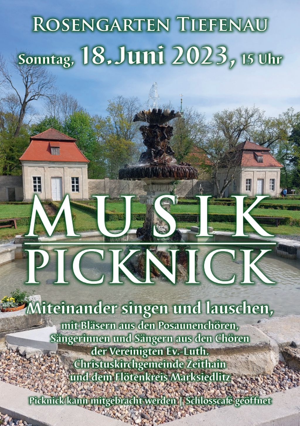 Musikpicknick am 18.06. in Tiefenau
