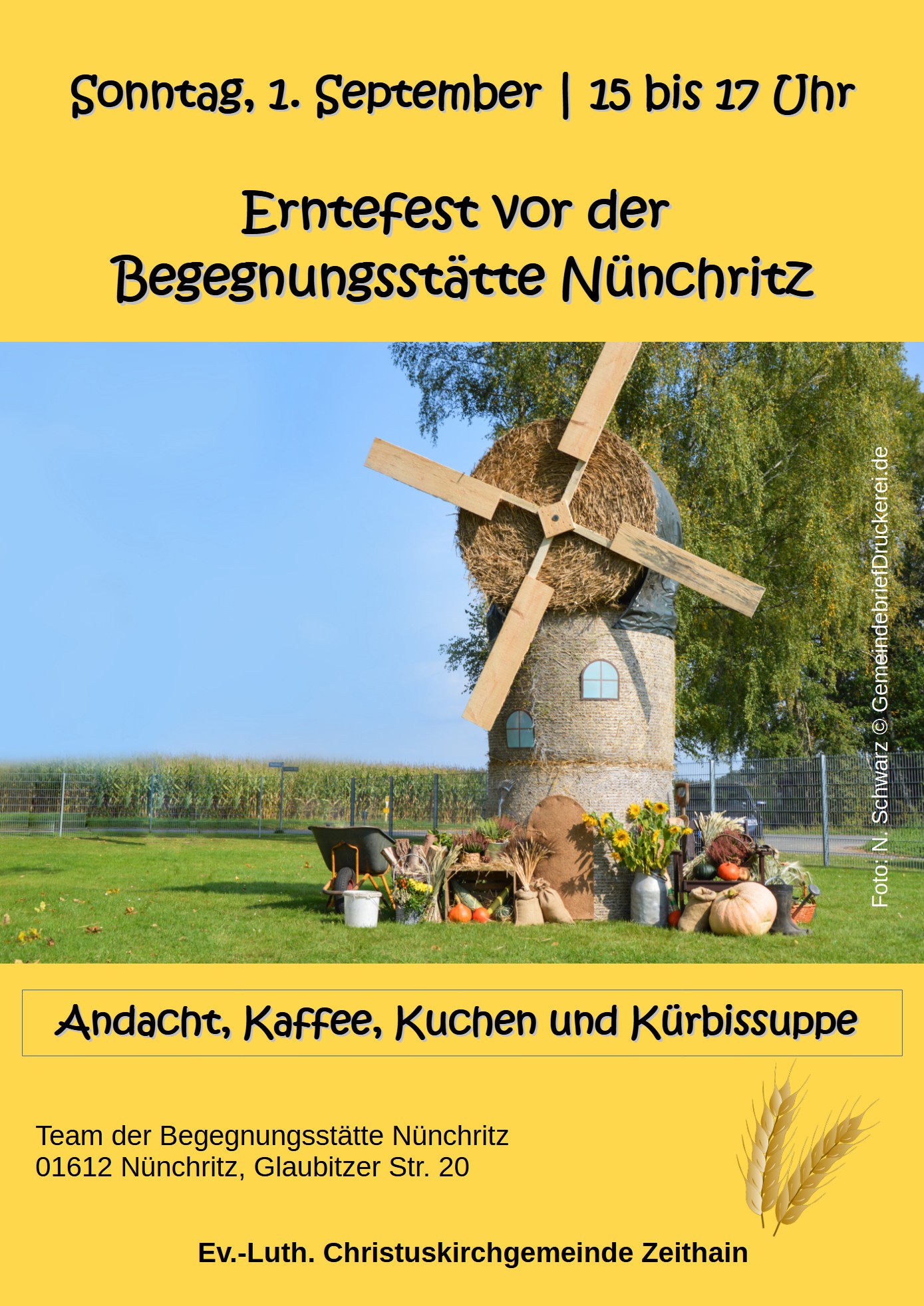 Erntefest am 01.09. in Nünchritz
