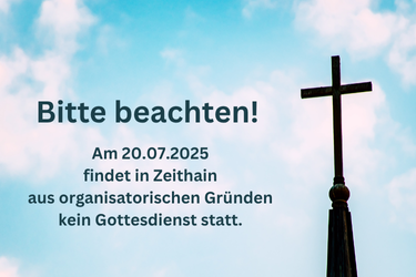 Gottesdienstabsage