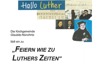 Feiern wie zu Luthers Zeiten